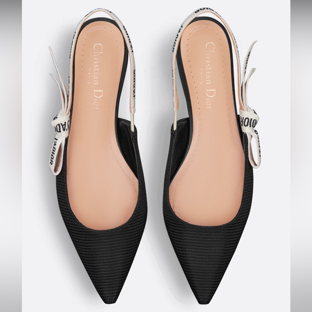 Dior J'Adior Slingback Flat Sz 38